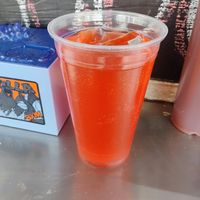 Limonada de cereza at El Jardin de Lilith in Mexico City