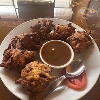 Pakoras entree  at Paulinos Indian Cuisine in Huaraz