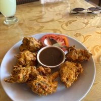 Pakoras at Paulinos Indian Cuisine in Huaraz