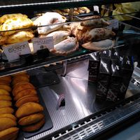 Vegan chop empanada with vegetables at Restaurante La Hora Del Vermut in Madrid