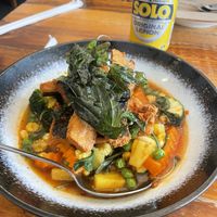 Fried fish  at Oops Modern Thai Restaurant in Sydney