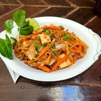 Ginger rice at The Fringe in Battambang