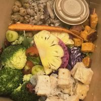 Buddha bowl tofu at The Fringe in Battambang