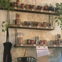 Packed groceries at The Fringe in Battambang