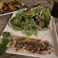 Falafel pita  at The Fringe in Battambang