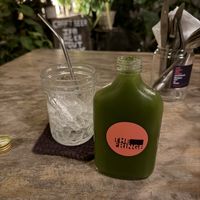 Kale juice   at The Fringe in Battambang