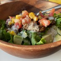 Vegan taco rice  at Diego By The River in Fujisawa