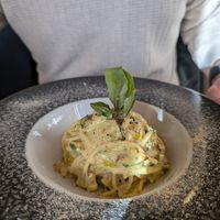 Quasi una... "Carbonara" in versione vegana at il Giardino - Palatini Terme in Salzano