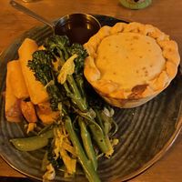 Mushroom and tarragon pie   at The Beaumont Arms in Huddersfield