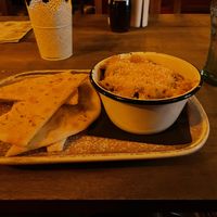 Vegan Mac n cheese with falcon  at The Beaumont Arms in Huddersfield