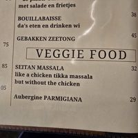 Veggie food at Gastrobar SAM in Oostende