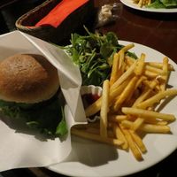 Hamburger at Matsuontoko Cafe in Kyoto
