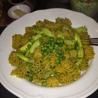 Pesto Radiatori at Shraga Cafe in Jerusalem