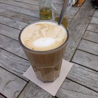 Power Chai Latte mit Hafermilch at Café Leo  in Oberasbach