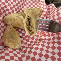 Mushroom and sauerkraut pierogi  at Prince of Pierogi in Ephraim