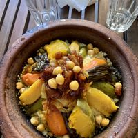 couscous   at Cafe Babouche in Marrakech