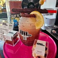 Fancy drink and vegan gummies at Cuco Etc - Pop-Up in Stockton