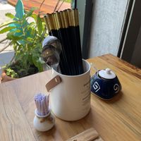 Fancy cutlery  at Hoan Hỉ Vegan in Qui Nhon