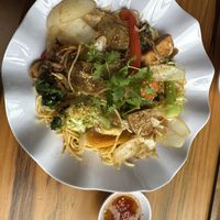 Crispy noodle stir fry   at Hoan Hỉ Vegan in Qui Nhon