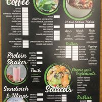 Menu at Sunny Market Cafe in Funchal