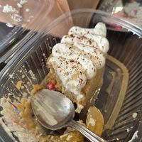 Took the 3 leches as take away. What a flavor bomb! Wow! at Los Andenes Vegan - Puerta de Toledo in Madrid