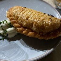 Empanada criolla  at Los Andenes Vegan - Puerta de Toledo in Madrid