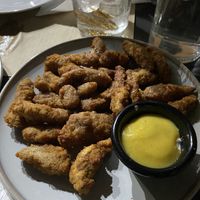 Chicharrones  at Los Andenes Vegan - Puerta de Toledo in Madrid