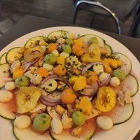 tiradito at Los Andenes Vegan - Puerta de Toledo in Madrid