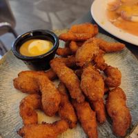 chicharrones at Los Andenes Vegan - Puerta de Toledo in Madrid