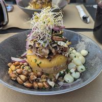 Ceviche at Los Andenes Vegan - Puerta de Toledo in Madrid