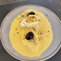 Papa a la huancaína  at Los Andenes Vegan - Puerta de Toledo in Madrid