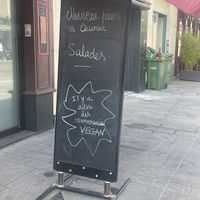Vegan pastries clearly labelled   at Boulangerie Jacquin in Nancy