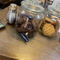 Vegan cookies  at Bertani Café in Malaga