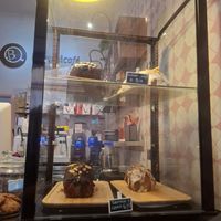 Four homemade vegan cakes available on a Friday late afternoon at Bertani Café in Malaga