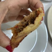 La empanada de “carne” mechada   at Café Montalegre in Braga