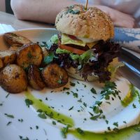 Bbq burger at Tilstede mat og mer in Kristiansand