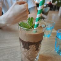 Mint chocolate milkshake at Tilstede mat og mer in Kristiansand