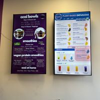 These are the menus. I didn’t have the bowls but they looked good.  at Fons in New York City