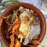 Migas  at VEGandVEG Gastroartesanía in Fuenteheridos