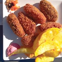 Surtido de croquetas at VEGandVEG Gastroartesanía in Fuenteheridos