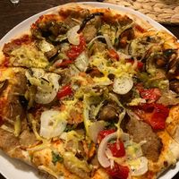 Dönerpizza at Il Vegano in Aachen