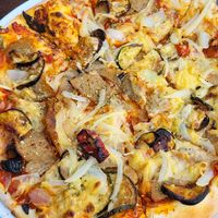 Pizza Vöner at Il Vegano in Aachen