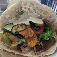 Vöner Tasche at Il Vegano in Aachen