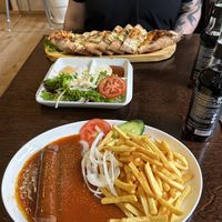 Vöner pide and vurry wurst  at Il Vegano in Aachen