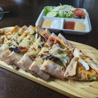 Pide vegetables at Il Vegano in Aachen