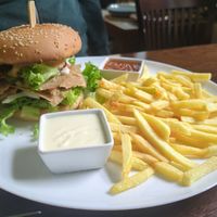Vöner Burger at Il Vegano in Aachen