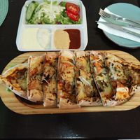 Pide with döner at Il Vegano in Aachen