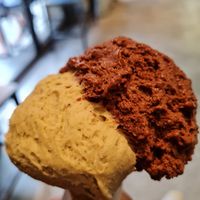 Vegan pistachio and dark chocolate at Artico in Milan