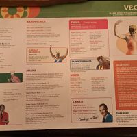 Full vegan menu at Lounges - Ostello Lounge in Matlock