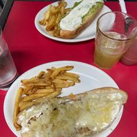 completo italiano y completo completo at Fuente Rica Rica - Plaza Ñunoa in Santiago